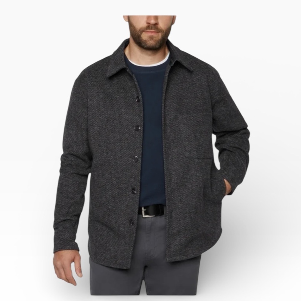 Banana Republic Men's Charcoal Shirt Jacket